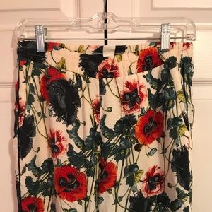 H&M floral flare pants